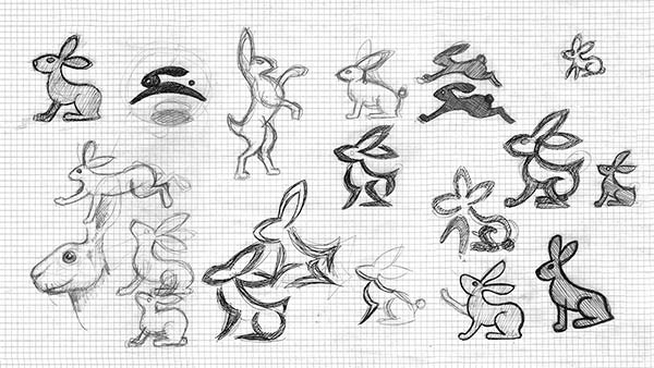 rabbit sketches